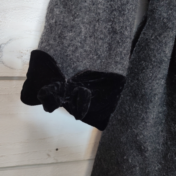 Rothschild Black Wool Girls Coat Size 5 - Picture 5 of 8